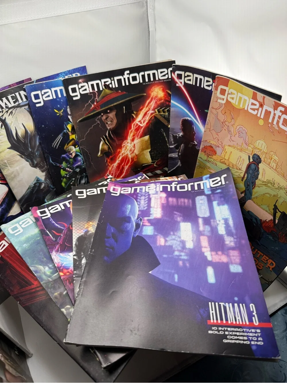 Game Informer Magazines Resident Evil 3 Hitman 3 Spider-Man Kena COD Lote Of 12